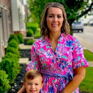 Lilly Pulitzer, Marilisa Stretch Midi Shirtdress